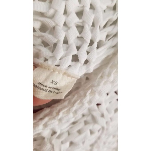 MOTH Anthropologie XS white chunky knit tank top - Picture 3 of 7